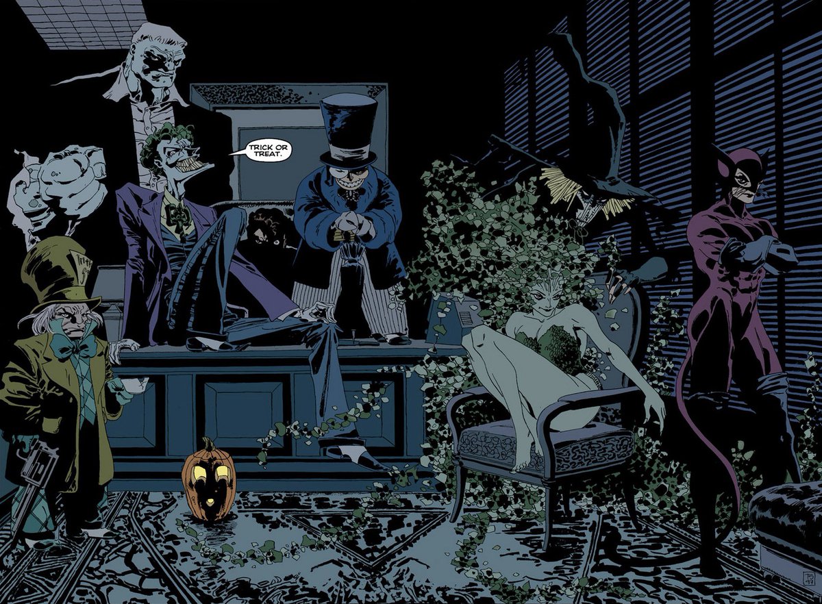 CoolComicArt's tweet photo. Batman : The Long Halloween (1996) art by Tim Sale @ArtBySale w/ Gregory Wright https://t.co/zDRpqT08Kq