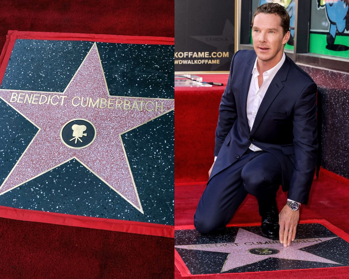 MarvelDato's tweet photo. Benedict Cumberbatch tiene oficialmente su estrella en el paseo de la fama de Hollywood🌟 https://t.co/ktnUFvcRtl