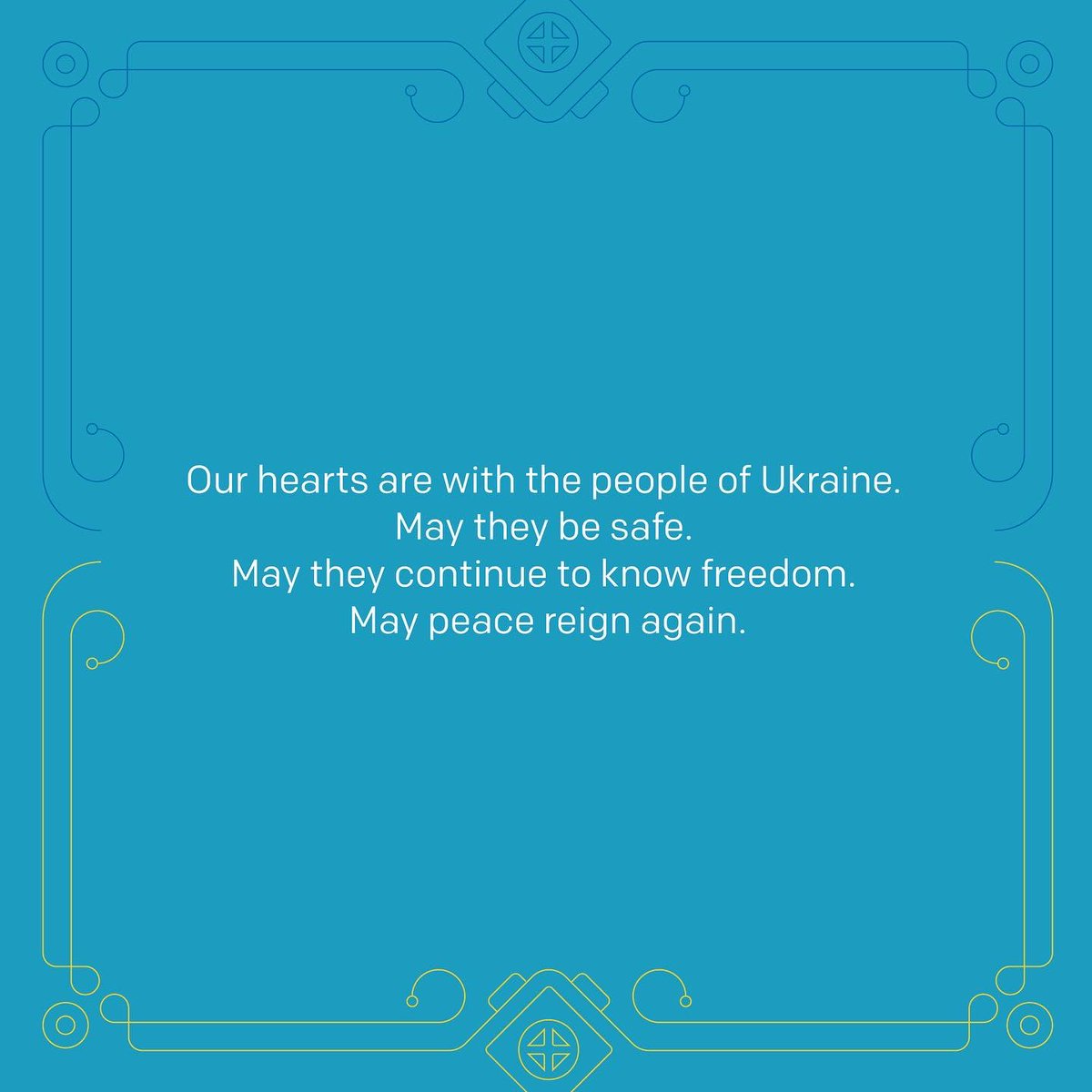 Eighty2degrees's tweet photo. We stand in solidarity with the people of Ukraine and amplify their prayers for peace, freedom, and safety. #solidaritywithukraine #standwithukraine #peaceforukraine https://t.co/sLDDVlvl82