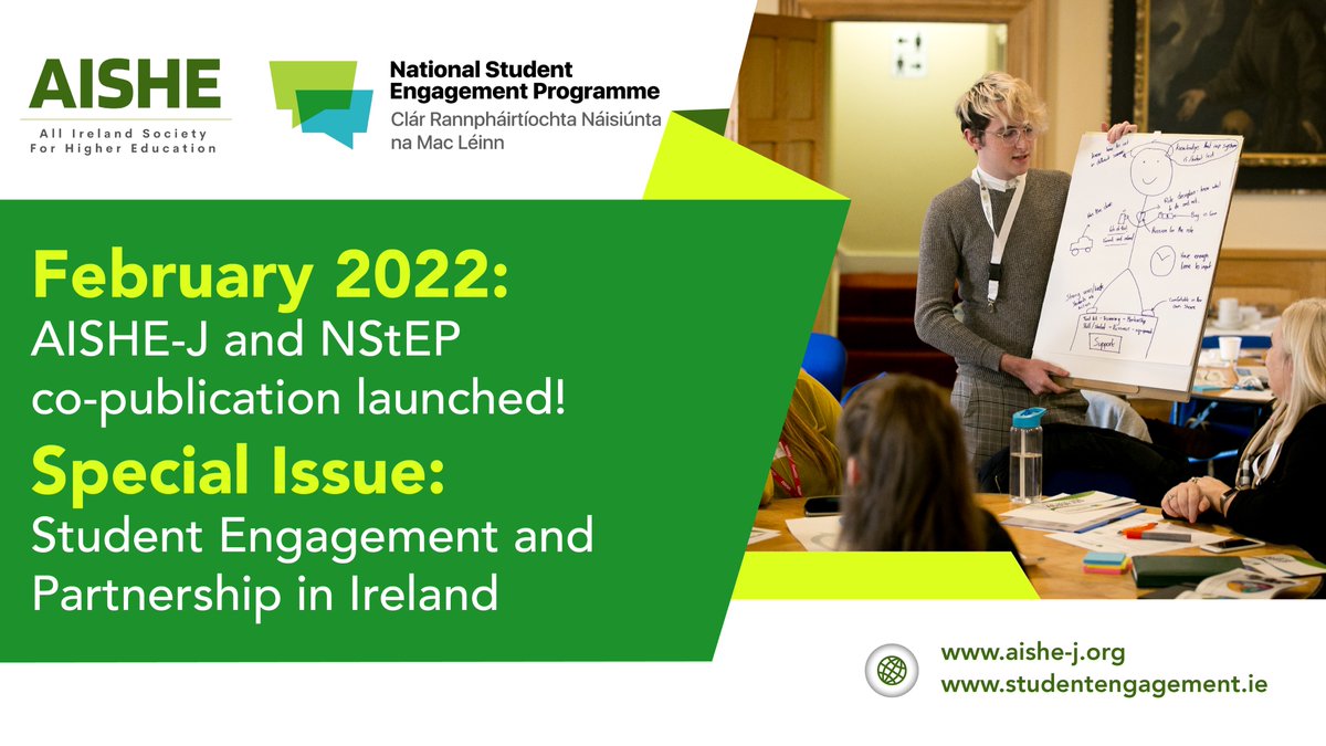 AISHE (@aishe_edu) on Twitter photo We are delighted to share our recent AISHE:<a href="/NStEPie/">National Student Engagement Programme (NStEP)</a> collaboration with everyone around a co-edited, special issue of AISHE-J focusing on student engagement & partnership. We hope you enjoy reading the articles as much as we have⬇️ ojs.aishe.org/index.php/aish… We are delighted to share our recent AISHE:<a href="/NStEPie/">National Student Engagement Programme (NStEP)</a> collaboration with everyone around a co-edited, special issue of AISHE-J focusing on student engagement & partnership. We hope you enjoy reading the articles as much as we have⬇️ ojs.aishe.org/index.php/aish…