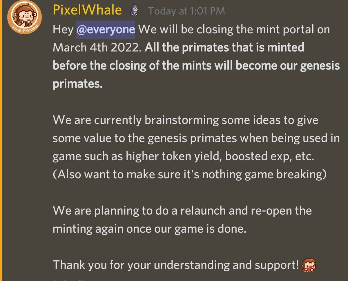 Pixel Primates tweet media