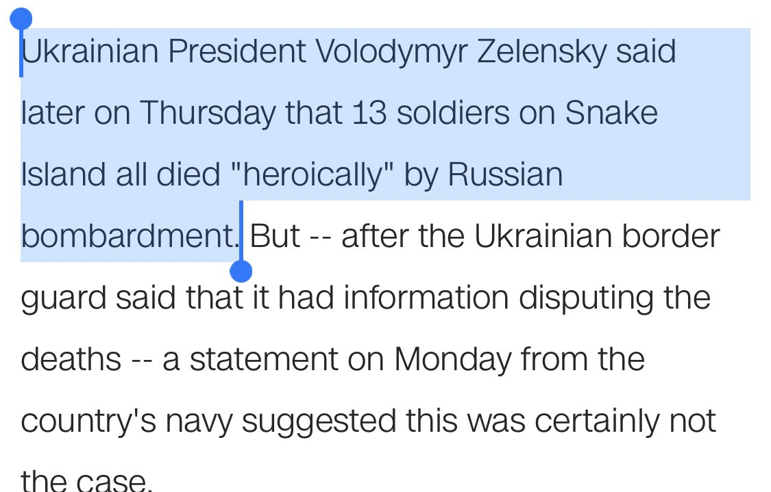 LegendaryEnergy's tweet photo. SNAKE ISLAND STORY WAS FAKE!

Why did President Zelenskyy make it up? https://t.co/SH47XeDgaD