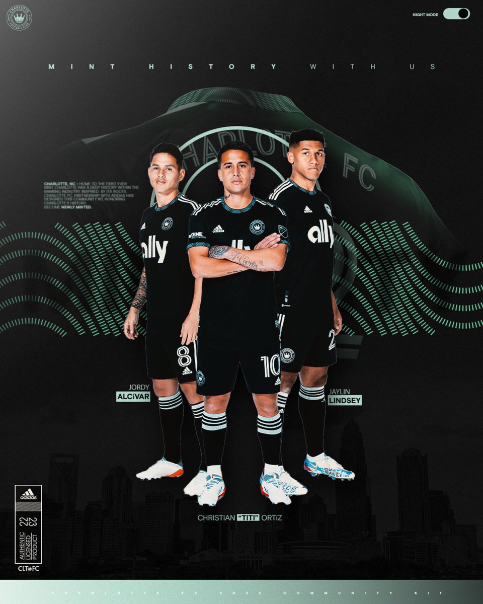 footobox's tweet photo. Charlotte FC

Maillot extérieur beaucoup plus joli. Une belle couleur menthe sur un maillot tout noir 🟢⚫

Pour suivre l'actu du club: @Charlotte_FCMLS
#ForTheCrown https://t.co/WpZB13HSuQ