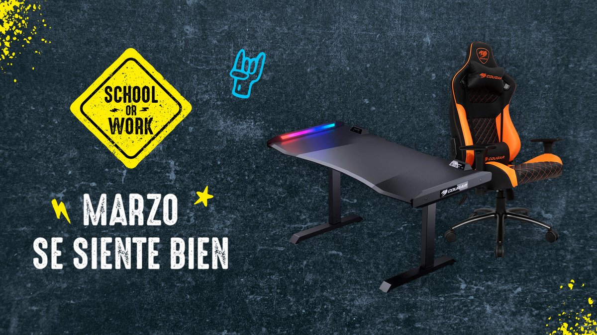 Marzo sienta bien con un escritorio y silla gamer 📚🚸😌
Encuentra tu modelo favorito en School or Work Winpy.cl 👨‍💻bit.ly/3hnJwQz