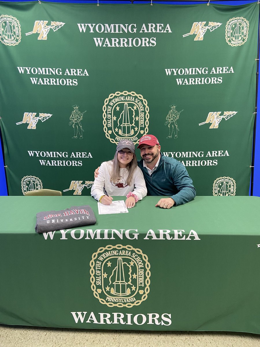 PAcoachP's tweet photo. #WyomingAreaFieldHockey ⁦@WyomingAreaAthl⁩ ⁦@BepplerMegan⁩ ⁦@ElectricsurgeHC⁩ ⁦@LHUFieldHockey⁩ 
Congrats to our own ,WA’s Megan Beppler, 2022, on Signing with D1 Lock Haven University Field Hockey to continue her Athletic and Academic careers! Good Luck! https://t.co/LIcQEghXjH