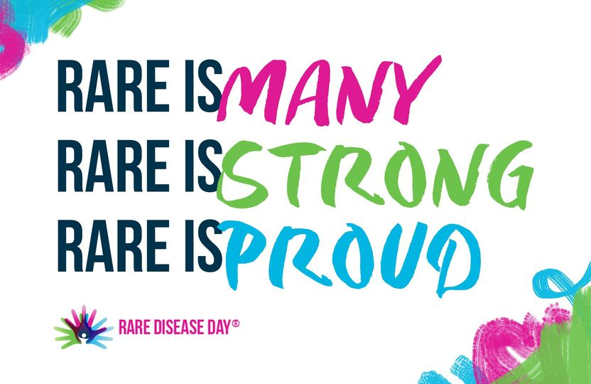 February 28th is Rare Disease Day! This day is an observance held on the last day of February to raise awareness for rare diseases, improve access to treatment and medical representation for individuals with rare diseases and their families.