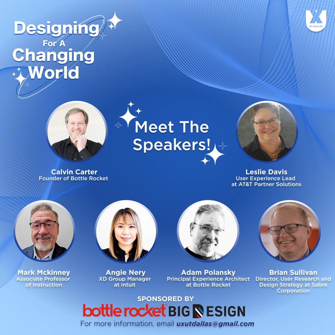 Meet the amazing speakers for our Designing For A Changing World Conference. Our guests will be coming to talk about how we can re-think traditional design practices to address our changing world, as well as share their experiences working in the industry.