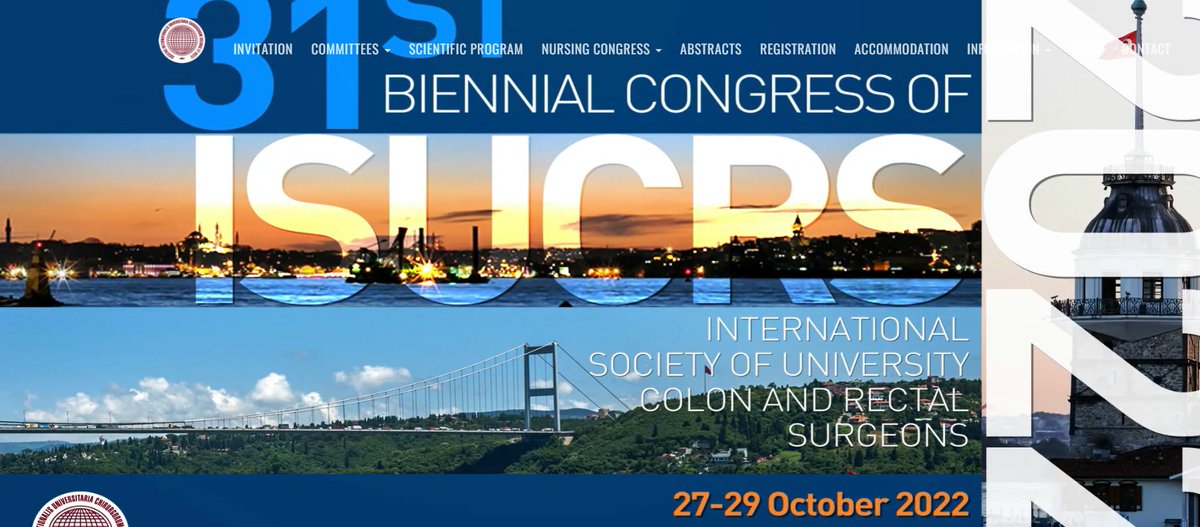 OstomiYara's tweet photo. Değerli Meslektaşlarım,
Sizleri 27-29 Ekim 2022 tarihleri arasında İstanbul’da düzenlenecek International Society of University Colon and Rectal Surgeons (ISUCRS) 31st Biennial Congress ve 1st Joint Nursing Congress’ine davet etmekten mutluluk duyuyoruz. 
https://t.co/b6PYpHCDKM https://t.co/rvQo8TSVwJ