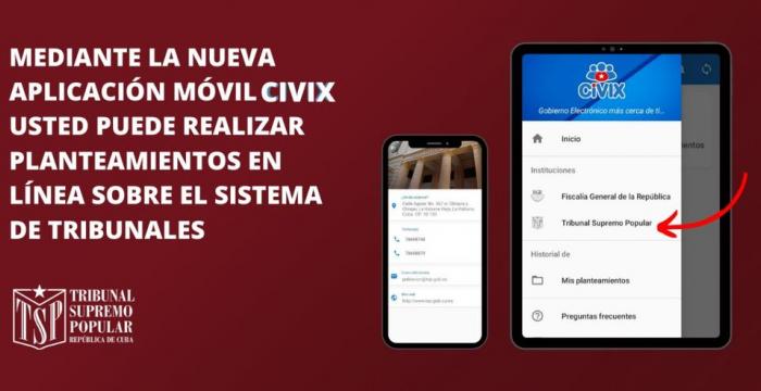 El <a href="/TSupremoCU/">TSupremoCU</a> de #Cuba consolida el uso de las TIC en aras de agilizar trámites a la población y optimizar procesos internos de la organización en todo el país. #CubaInformatiza #TransformaciónDigital #CubaVive <a href="/MINCOMCuba/">Ministerio de Comunicaciones Cuba</a> <a href="/ERojasRicardo/">Edgar Rojas Ricardo</a> <a href="/aldis_joan1/">Aldis Joan Abreu Medina</a>

granma.cu/cuba/2022-02-2…