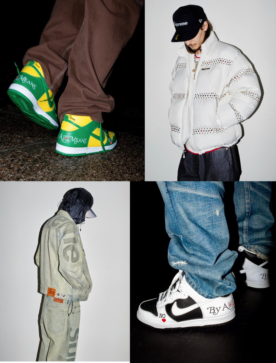 DropsByJay's tweet photo. Supreme Week 2 Droplist
Nike, B.B Simon and much more set to release in store and online this Thursday, March 3rd. Stay tuned for retails and additional news. 

What are you grabbing this Week? https://t.co/zyhkLfV6tM