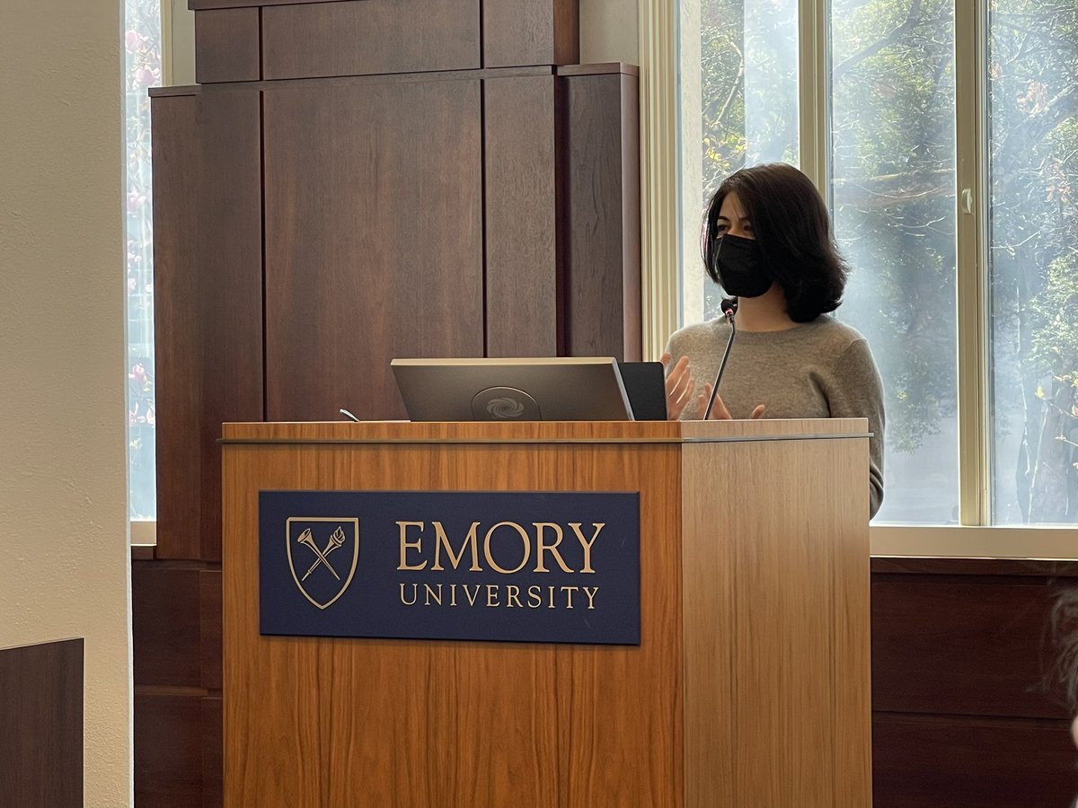 emory_research's tweet photo. Today’s #ConstructiveCollisions event continues with final lightning talks from Dr. Xiao Hu, Dr. Lars Ruthotto,Dr. Razieh Nabi, and Dr. Donald Lee. https://t.co/0xr5wsr1Vr