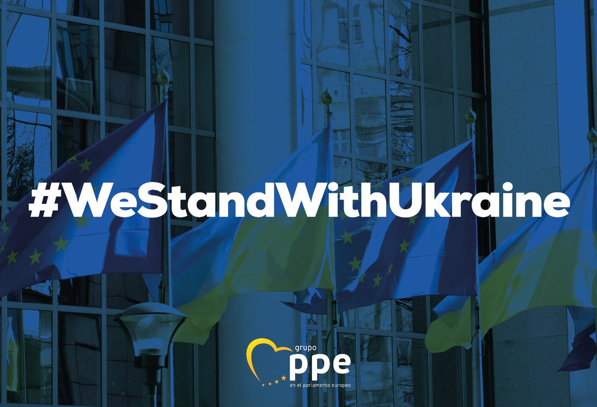 Putin es un peligro para la democracia y el mundo. El PPE lo advirtió hace mucho tiempo.

Los que fueron tibios con Putin se unen hoy a nosotros en una resolución conjunta del Parlamento Europeo que facilitará la candidatura de Ucrania a ingresar en la UE.

#WeStandWithUkraine