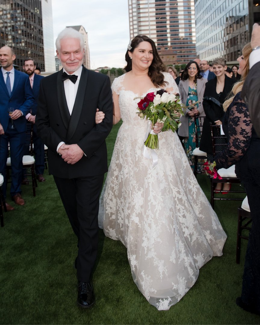 We can't imagine a better #LancerLove moment than just a few days ago, when Dr. Lancer proudly walked his beautiful daughter Alexis down the aisle. Here's to forever! 🥂💖