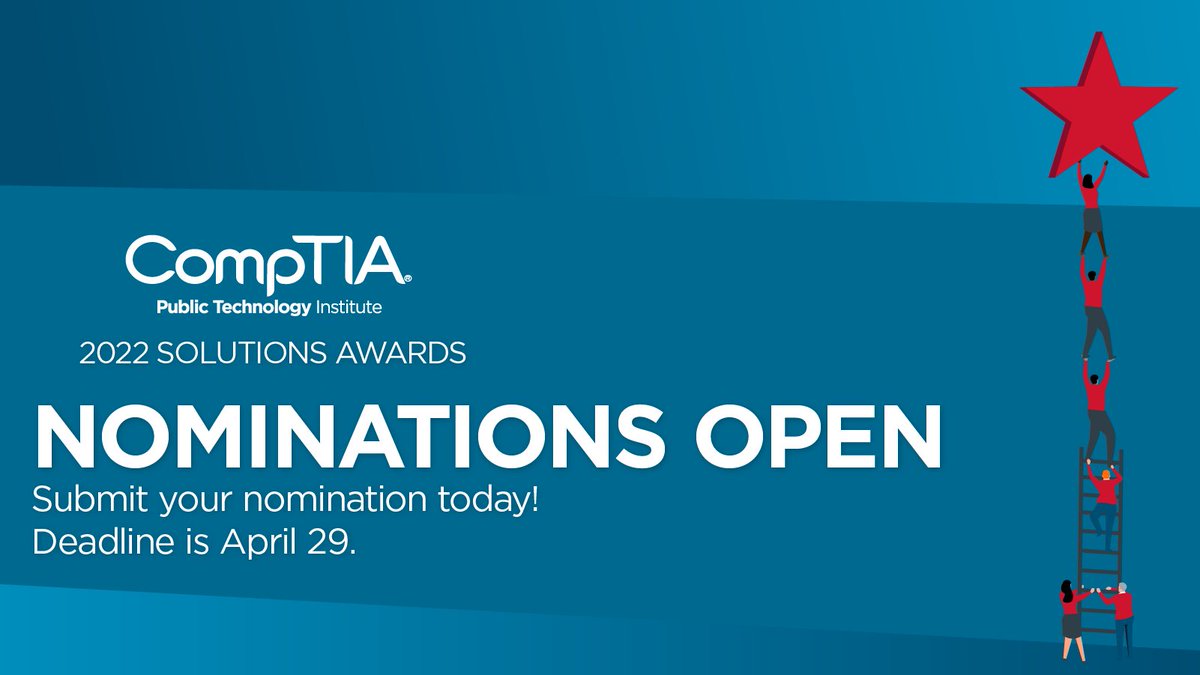 The 2022 CompTIA PTI Technology Solutions Awards are now open! Apply today: connect.comptia.org/about-us/membe…