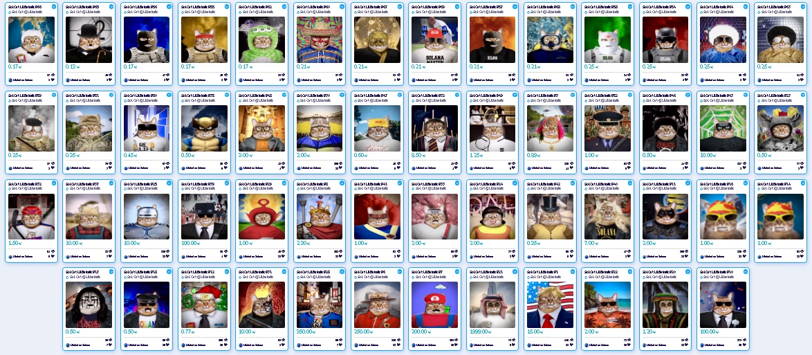 🔥This will be a legendary collection! 
😼Lilbaksik is a real cat who went to the #metaverse and plays for different players. 
💵Collection of 777 pieces.

📍solsea.io/collection/616………

#SolanaNFT #Solana #SolanaNFTs #nft #nftcollector #NFTdrop <a href="/AllArtProtocol/">ALL.ART</a> $SOL <a href="/SolSeaNFT/">SolSea</a>