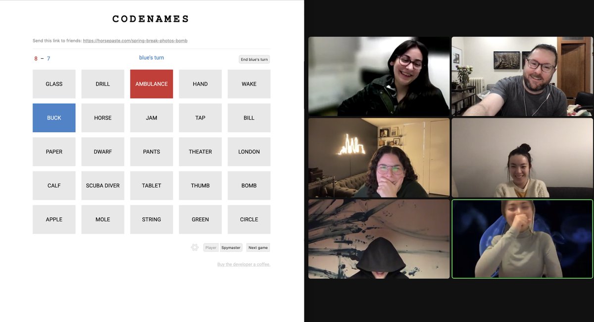 Another successful MPS game night with some of our students and surprise guest Jaime! Codenames can get very stressful, as you can see from Marko's unique coping strategy. What a fun evening!

#gamenight #sva #mpsdp #codenames #nopokerface