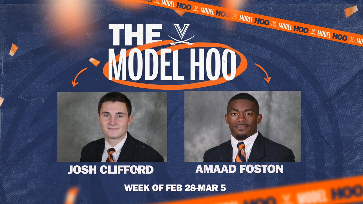 This week's Model Hoo goes to <a href="/joshclifford_1/">Josh Clifford</a> &amp; @AmaadFoston  for their academic achievements in the classroom.  📚

#GoHoos