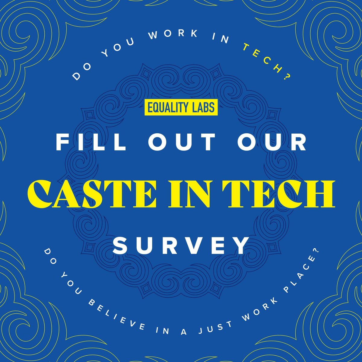 EqualityLabs's tweet image. Are you a South Asian employed in the tech sector? Do you have 5 minutes to share your experiences?

Click here to take the 5 min survey now: surveymonkey.com/r/casteinsta

#CasteInTheUS #CasteInTech #CasteEquity