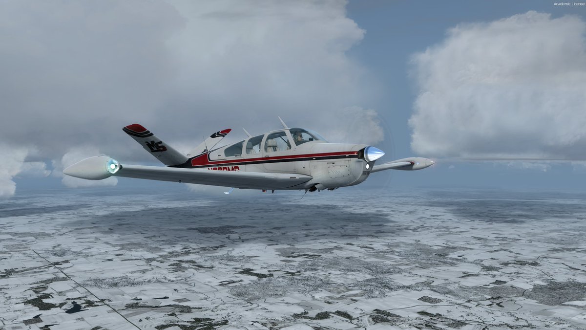 FlightsimMartin's tweet photo. 2022 US Coast To Coast-Tour Part 4: From @Tropicalsim Kansas City (#KMCI) to the home of #FlightSimulation: @OrbxSystems Chicago #MeigsField (#KCGX) in my awesome @a2asimulations Beechcraft Bonanza V35B. https://t.co/hJb939zuBt