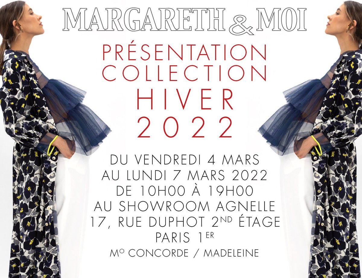 Présentation Collection Hiver 22 #margarethetmoi #FashionWeek  <a href="/LuxeEnFrance/">LuxeEnFrance</a>