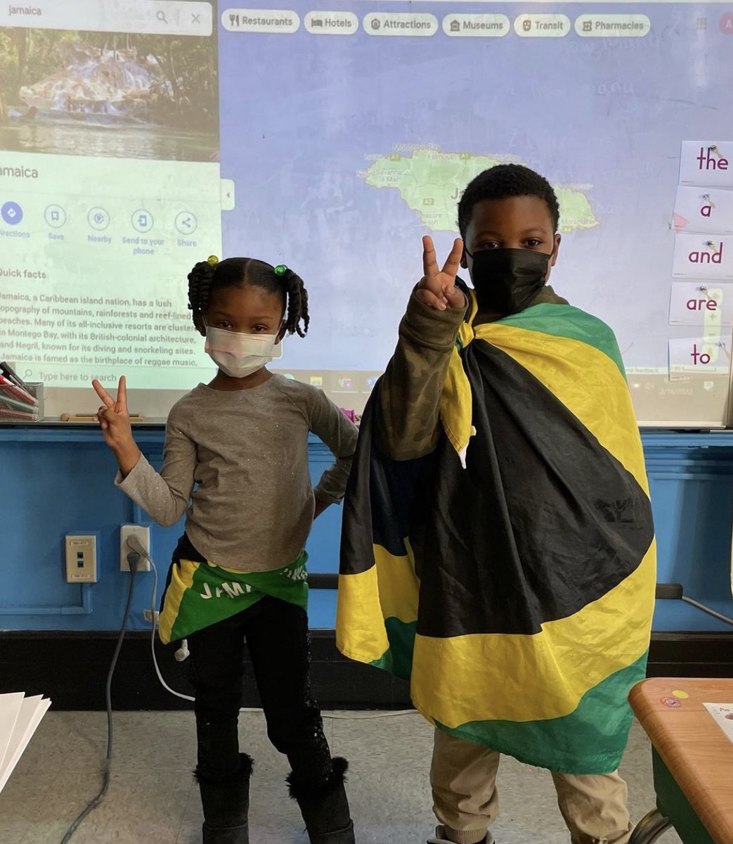 achievement1st's tweet photo. Black History Month cannot be contained by 28 days. Our kids at AF Aspire Elementary know #BHM is more than a month and a time to love and embrace who they are! ๐๐ค๐๐๐พ๐
#AchievementFirstSchools #LearningIsFun #SchoolLife https://t.co/m5AWtEblLZ