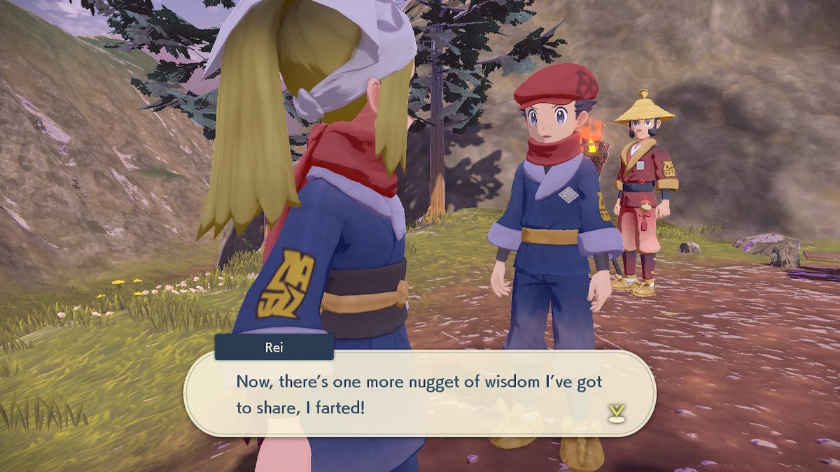 sidequeststeph's tweet photo. IT SHOULD NOT BE HARD TO MAKE A GOOD GAME IF YOUR IP IS WORTH $110 BILLION

Happy I #gamefly rented #Arceus so I could mail it back next day and not pay full price. 

Tho I did grab some funny screenshots https://t.co/RoTKrOMUzc