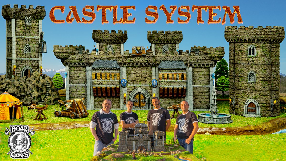 CASTLE SYSTEM - Magnetic Modular Terrain for RPG & Wargames by Boar Games —  Kickstarter