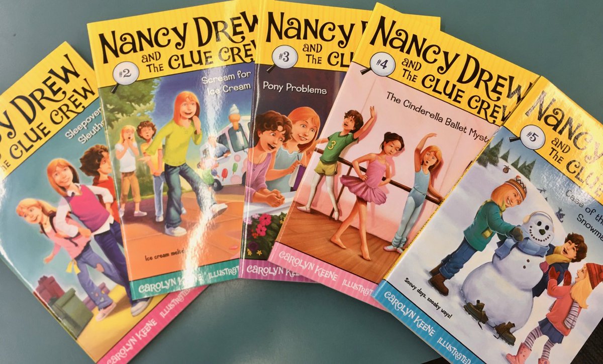 Hey Hawks! Want to "Spring" into a good mystery? Check out our five new Nancy Drew books! <a href="/HilburnAcademy/">Hilburn Academy PreK-8</a> <a href="/MariahAWalker/">𝑫𝒓. 𝑴𝒂𝒓𝒊𝒂𝒉 𝑨. 𝑾𝒂𝒍𝒌𝒆𝒓</a> <a href="/AdminSmith/">Admin_Andre</a>