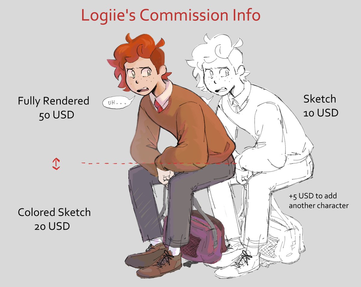 Only 5 slots open! Payment thru Paypal or Yappy. Email me at contactlogiies@gmail.com if you're interested or have any questions ;D 