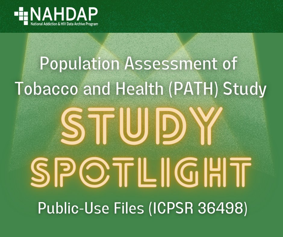NAHDAP1's tweet photo. A recent monograph featured in JNCI Monographs utilized #PATHStudy public-use files (ICPSR 36498) to investigate nonmedical cannabis use and related cancer risk. Monograph: https://t.co/z9vt5lNxu8 @JNCI_Now https://t.co/qHJVoYR3TB