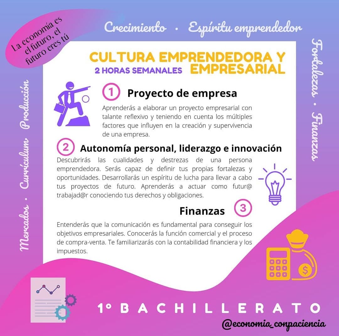 👇Hace poco más de una década comenzamos a impartir está asignatura #Culturaemprendedorayempresarial¿Alguien duda de su importancia? Parece que si @javierimbroda <a href="/EducaAnd/">Consejería Desarrollo Educativo y FP</a> <a href="/JuanMa_Moreno/">Juanma Moreno</a> 

Hoy #28Febrero <a href="/AADESeconomia/">AADES</a>  reivindica la importancia de la #ECONOMIAENANDALUCIA