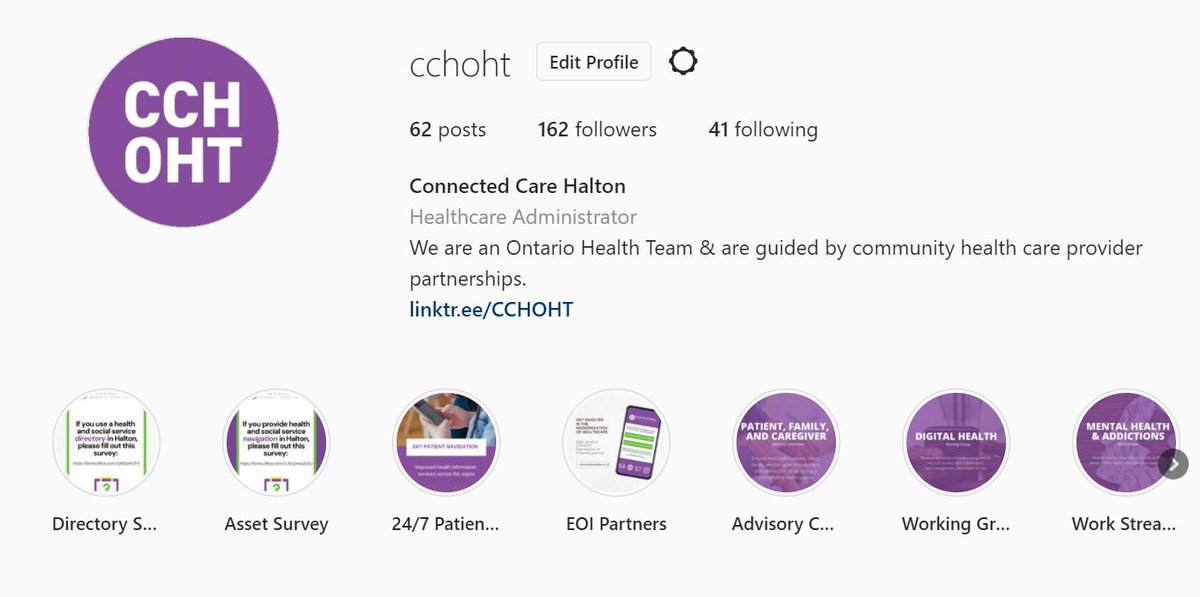 CCHOHT's tweet photo. Did you know #CCHOHT is also on #Instagram? Follow us to see some of our healthcare work in @townofmiltonon @townofoakville @_haltonhills https://t.co/uQFlZxqMHG
