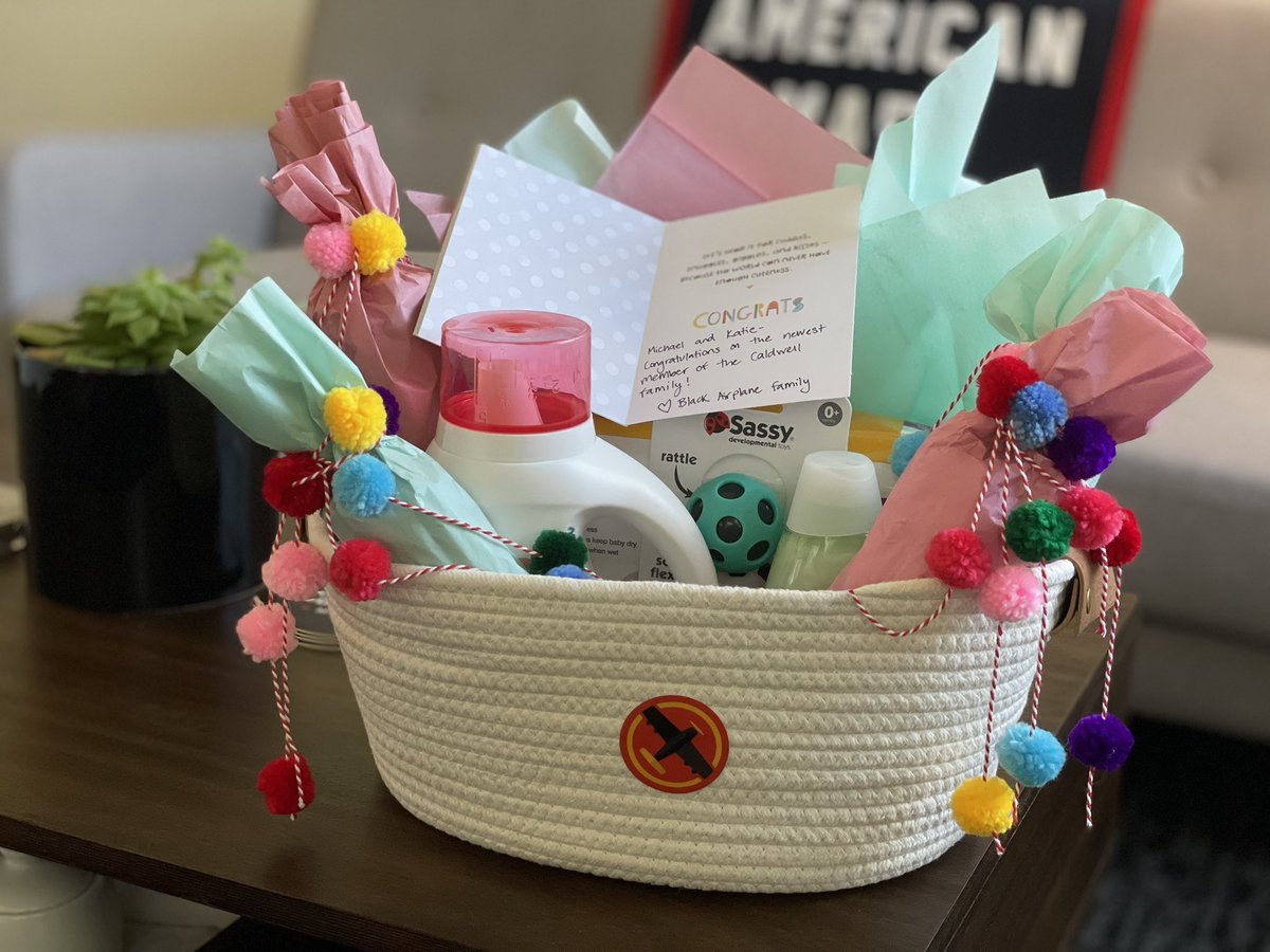 michaelcaldwell's tweet image. @CaldwellKatie &amp;amp; I are expecting our third child, Charlotte this Thursday. My @blackairplane family had this waiting for us.
I love these people. “We invest in each other” is core to the culture here, &amp;amp; I’m so grateful to get to build this place alongside them.
#GoBuildSomething