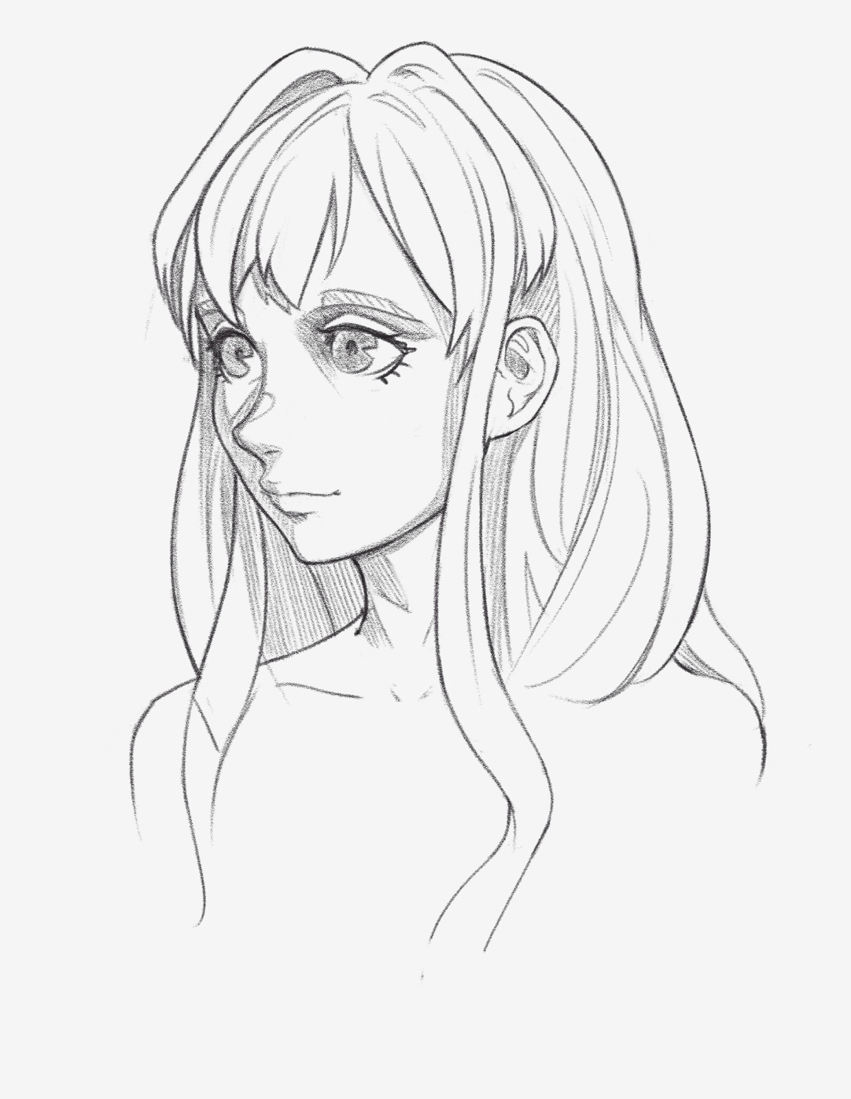 AnimeManga Girl Portrait  Beginners Drawing  PaintingTube