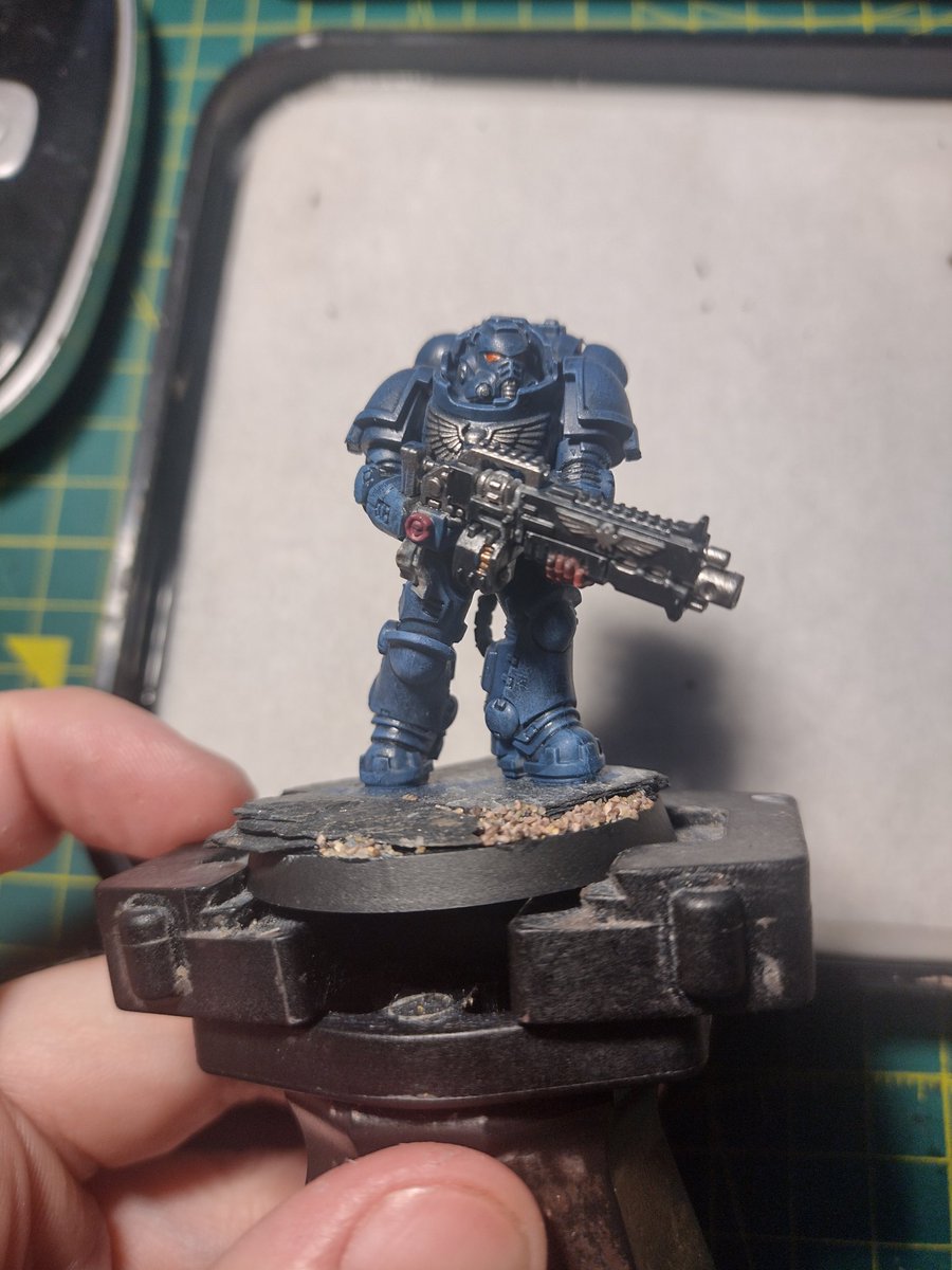 Thicc boi heavy intercessors finished! Really happy with how my crimson fist force is shaping up so far! Just need to add some transfers #Warhammer #WarhammerCommunity #warhammer40k