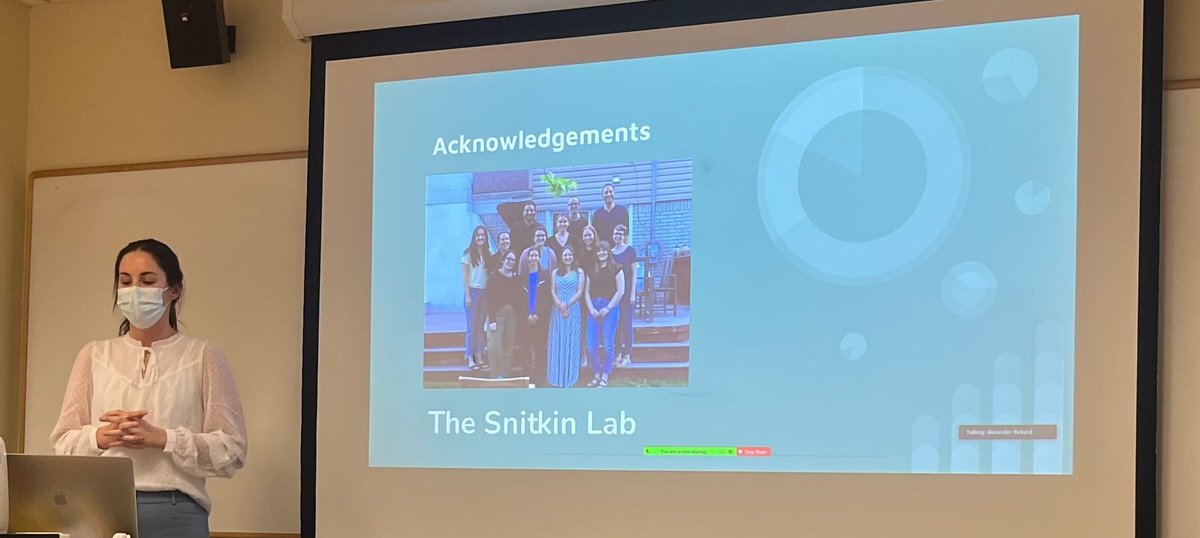 Snitkin Lab (@snitkinlabwgs) on Twitter photo Congrats to <a href="/GenevieveChiara/">Genevieve Chiara</a>, <a href="/SnitkinLabWGS/">Snitkin Lab</a> member & <a href="/umichsph/">Michigan Public Health</a> MPH in Hospital & Molecular Epidemiology candidate, for her successful MPH capstone presentation:
"Validation of strain profiling tool strainEST using Clostridium difficile population sequencing."
Great work! 🥳🎉 Congrats to <a href="/GenevieveChiara/">Genevieve Chiara</a>, <a href="/SnitkinLabWGS/">Snitkin Lab</a> member & <a href="/umichsph/">Michigan Public Health</a> MPH in Hospital & Molecular Epidemiology candidate, for her successful MPH capstone presentation:
"Validation of strain profiling tool strainEST using Clostridium difficile population sequencing."
Great work! 🥳🎉