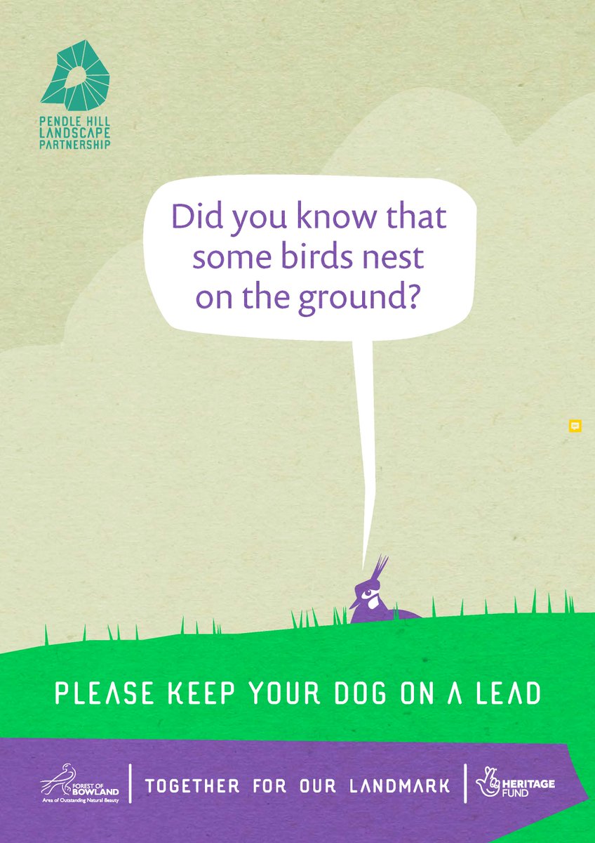 Please remember when walking your dog in the countryside there are livestock and now also ground nesting birds to think about! Keep dogs on leads from 1st March in Open Access areas, and whenever around livestock. Spring is a wonderful season - Let's #respect #protect #enjoy