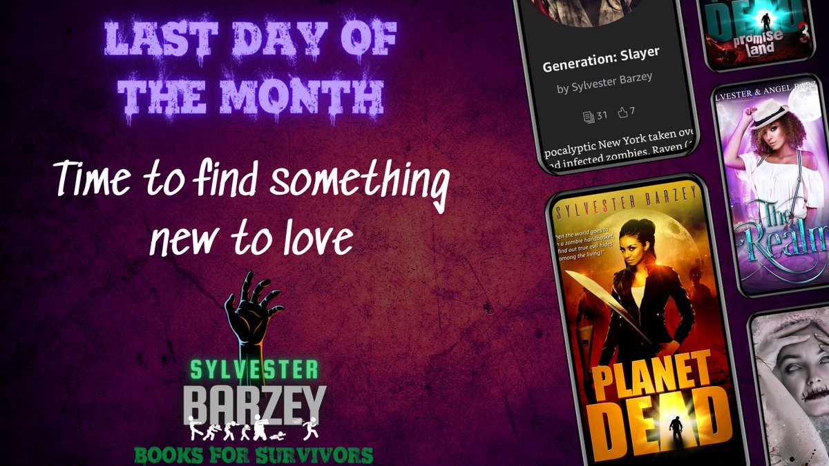 Last Day Of The Month

Time To Grab Something Epic For Next Month:

The Planet Dead Series:

smarturl.it/Planetdeadbooks

The Briggs Boys FREE Everywhere:

books2read.com/u/bwaGDa

Stitches For .99 Cents:

books2read.com/u/47Nn6N

Support Black Horror Shirt:

sylvesterbarzey.com/new-products/s…