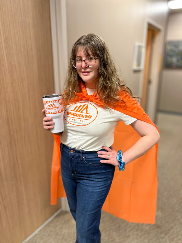 Lynna_Casiano's tweet photo. Monday’s themed run is Hero Hustle: Dress as a Super Hero. Students went outside and jog/walk laps.

@SES_Eagles @sfericks1 @KristaMcClure4 @MsArias21 @Lynna_Casiano  @GISD_PE https://t.co/k88PxJrHVs
