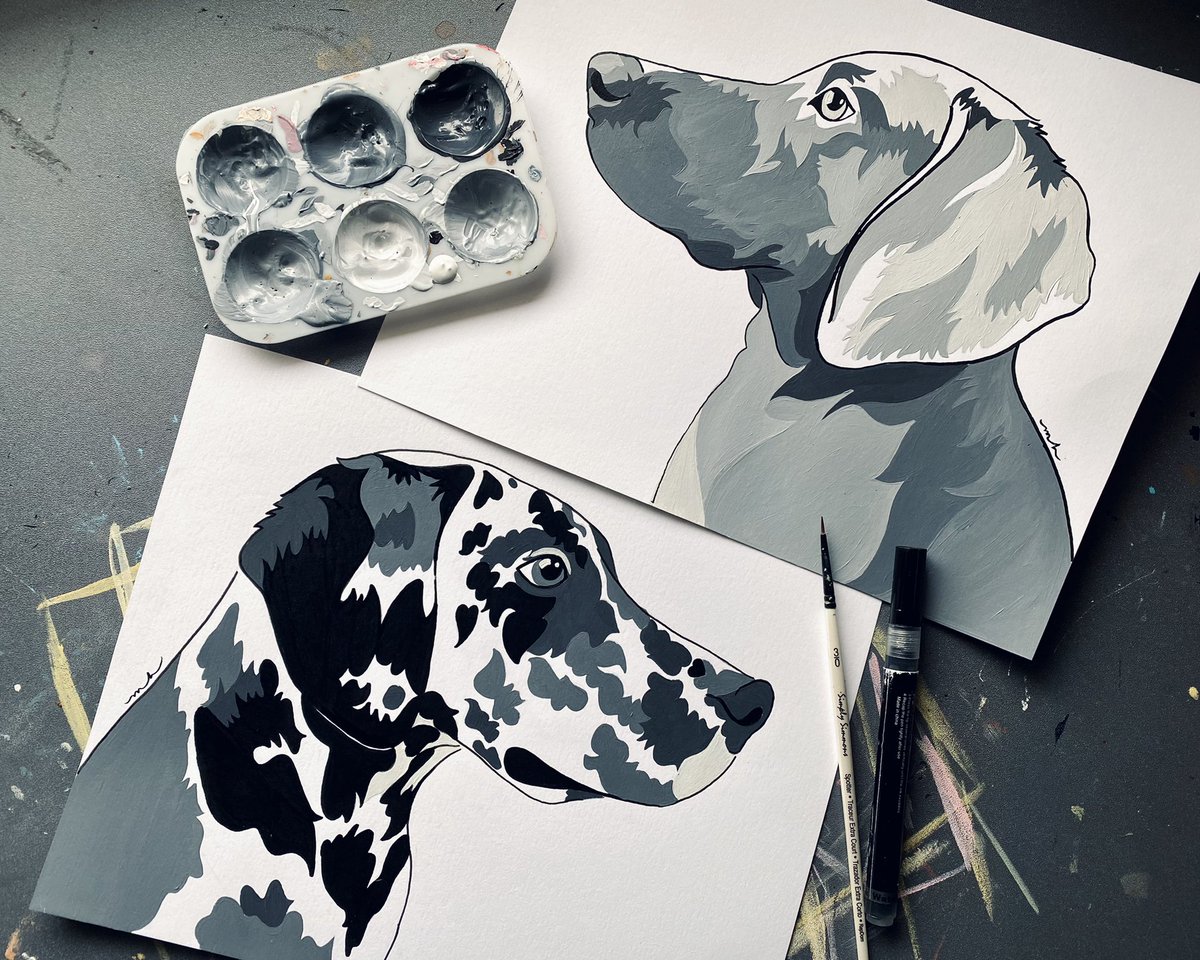 megspetpawtrait's tweet photo. this is your sign to snag a custom pet portrait ❤️🐾

https://t.co/GVy67cb2gm #megspetpawtraits #petportrait https://t.co/w7inpg8oA5