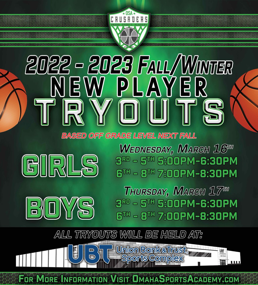 ATTENTION!! 
#EarnYourRight

<a href="/crusader_girls/">OSA Crusaders-Girls</a> 
<a href="/OSACrusaders/">OSA Crusaders</a>