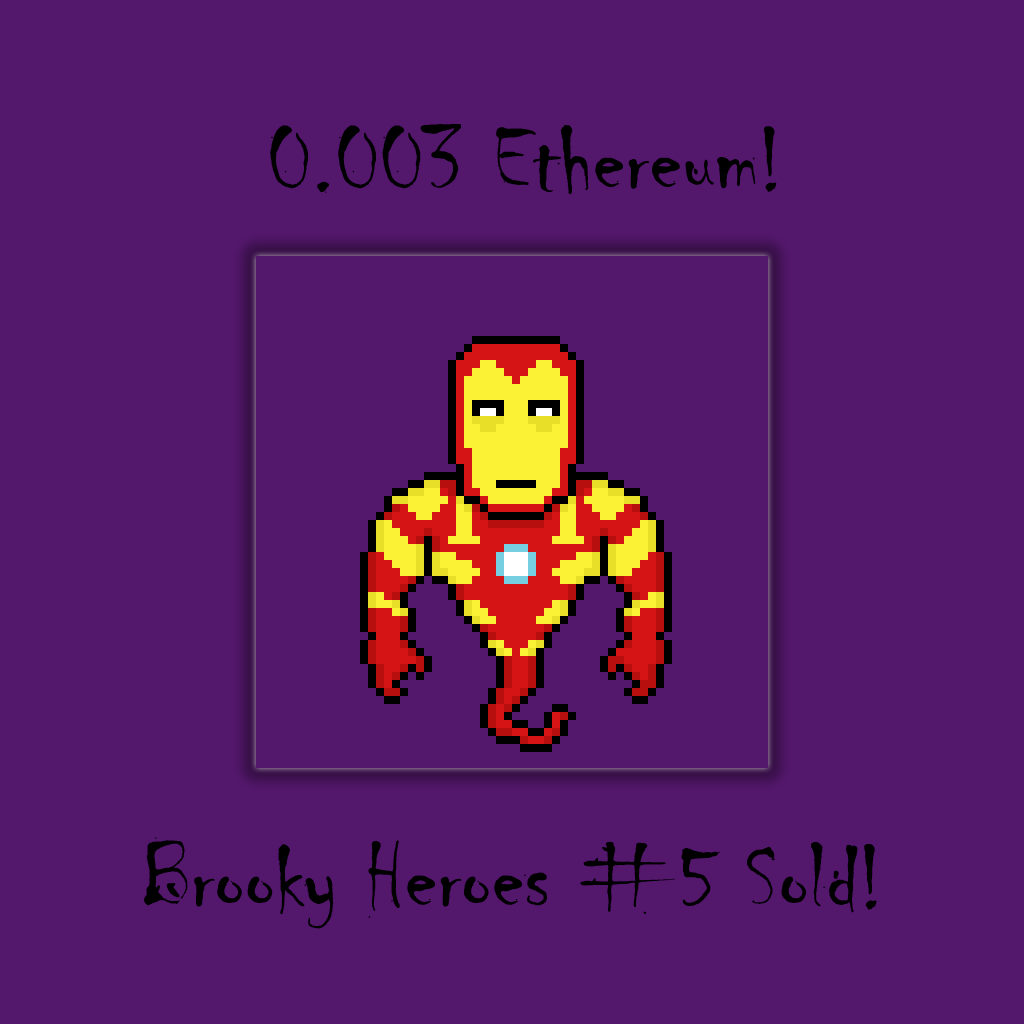 Brooky Heroes #5 #12 and #30 sold!

Thank you <a href="/dank_drawings/">Dank Drawings 🤍</a> 

#NFTs #NFT #NFTCommunity #NFTdrop #NFTCollection #nftart 

opensea.io/collection/bro…