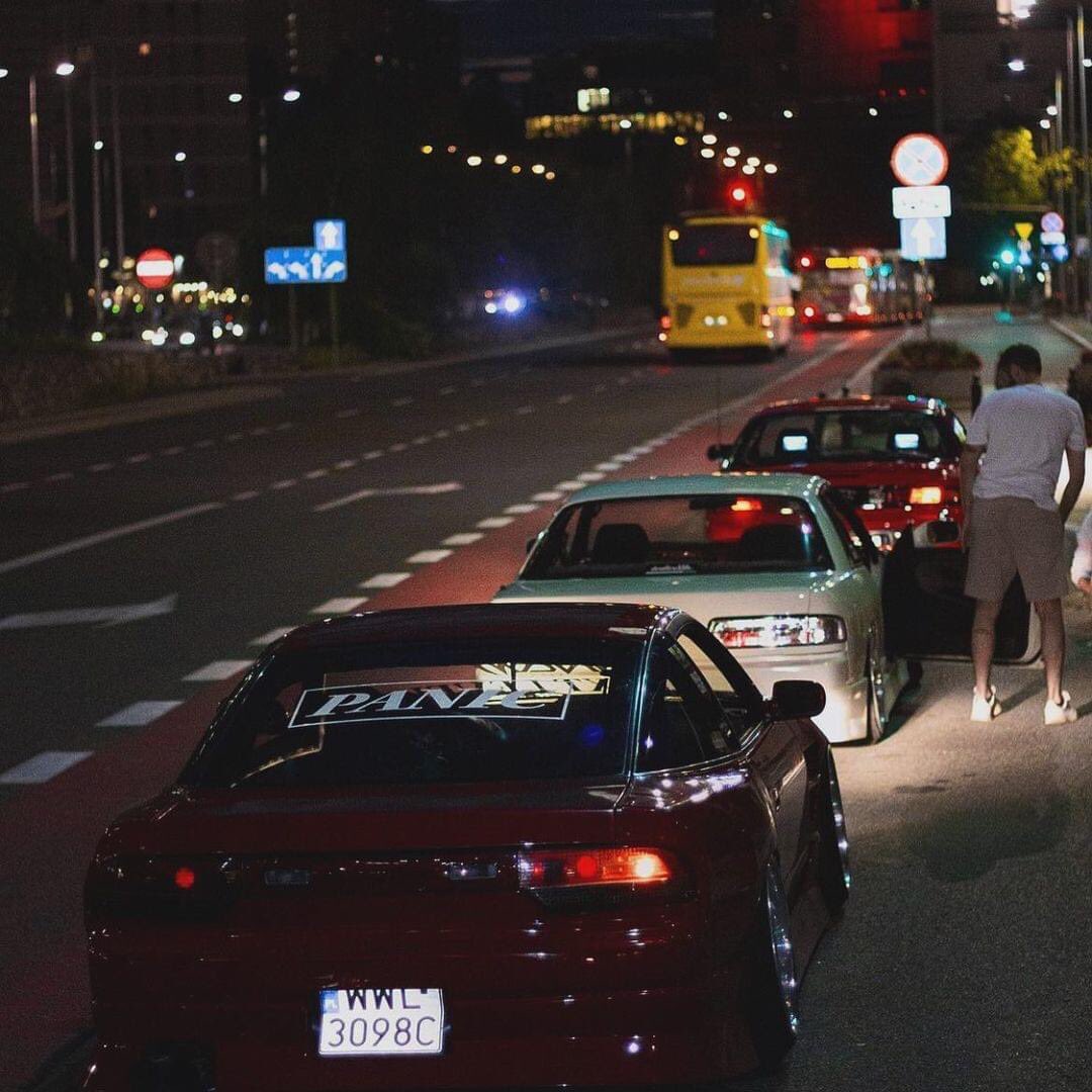 Late night drives with the gang ❤️