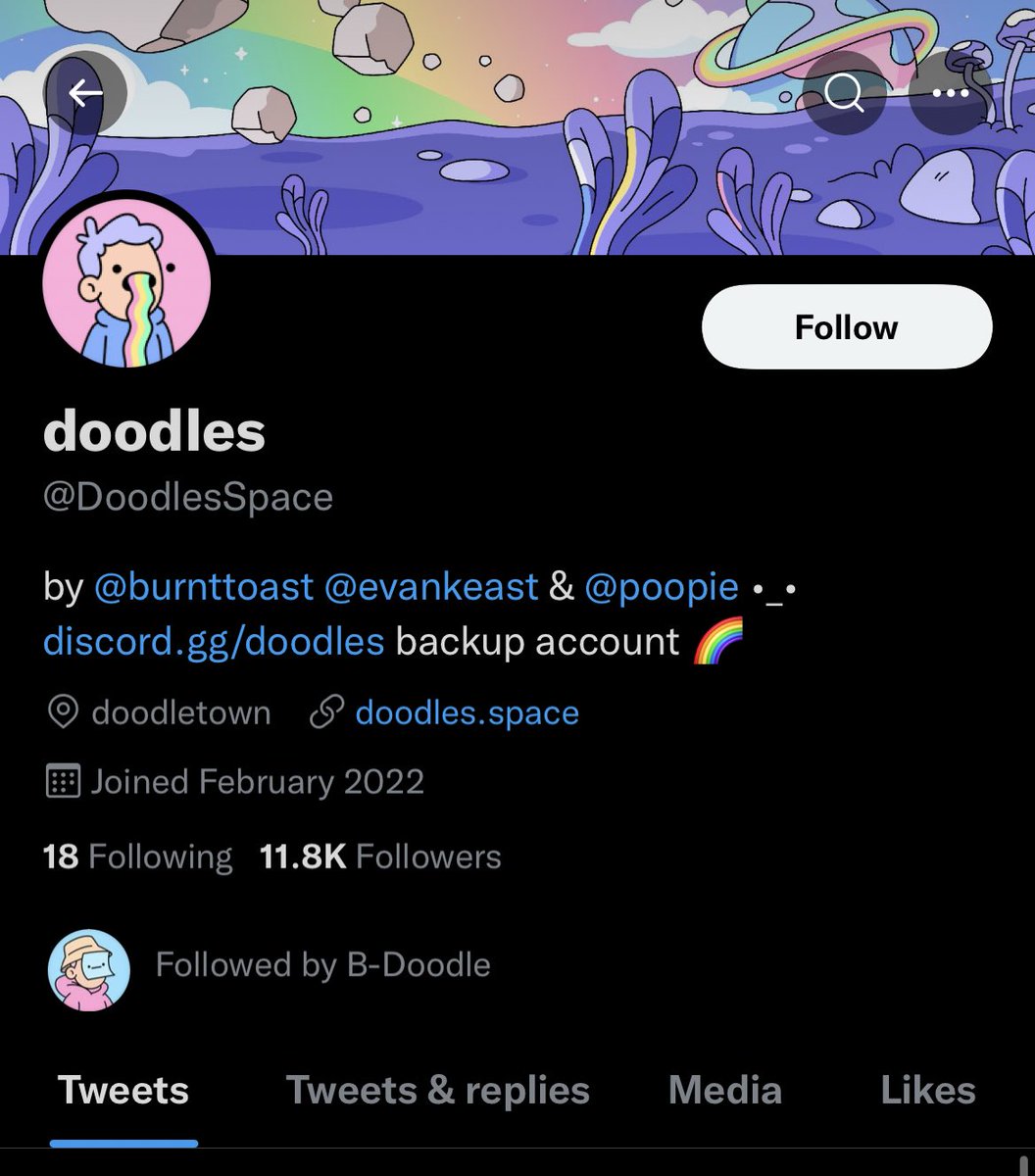Winky_eth's tweet photo. Please only follow @doodles for any updates on space doodles and all information, so many scammers out there is really sad!

This account is fake 😔 https://t.co/DM8itBW6Pk