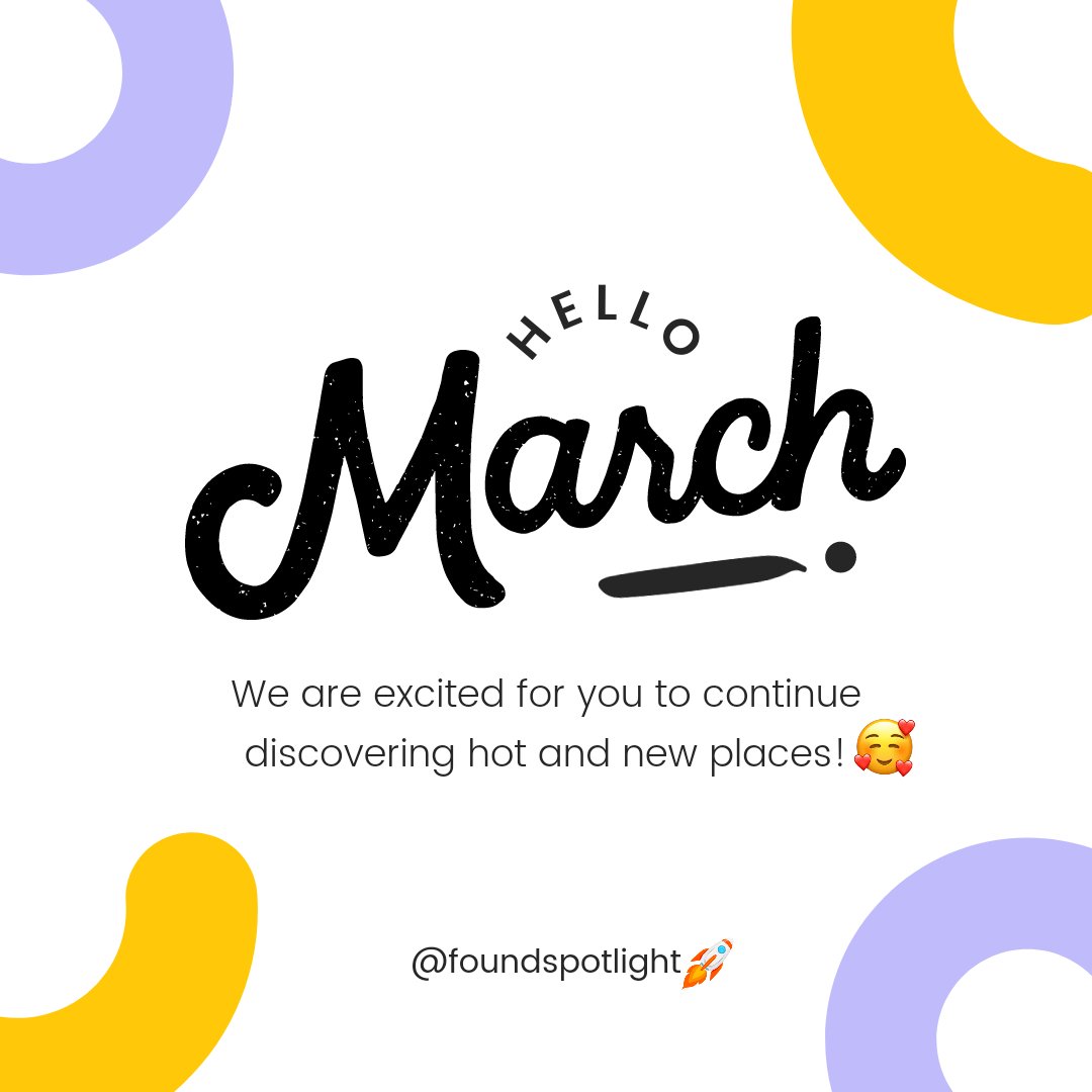 FoundSpotlight's tweet image. Today is the last #mondayblues for month of february!🤩 We are excited for #springdays to roll over. Are you looking forward to step out and discover more cool food spots?🤔

You bet we ofcourse are!!🥰