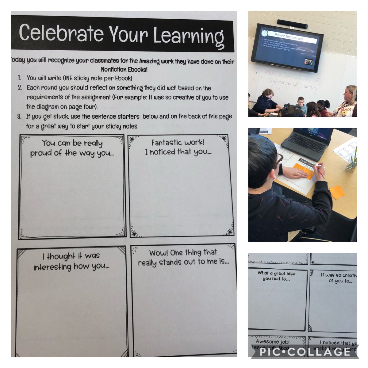 Erica (@lex1_literacy) on Twitter photo Thank you for inviting me to your celebration of learning <a href="/pelion_middle/">Pelion Middle School</a> 6th grade teachers!! I love how you provided students with sentence stems and that you focused students’ attention during each round. Thank you for inviting me to your celebration of learning <a href="/pelion_middle/">Pelion Middle School</a> 6th grade teachers!! I love how you provided students with sentence stems and that you focused students’ attention during each round.