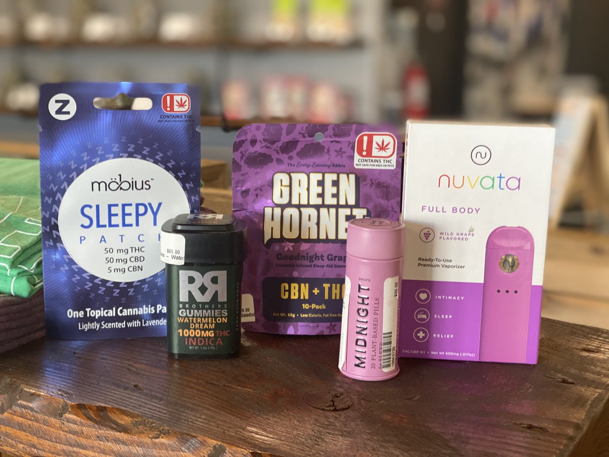 It's National Public Sleeping Day and we've got your back! 🛌

From gummies to patches and everything in between if you are struggling with sleep come by and ask our budtenders about an all natural alternative to help you get the rest you need!💤

#foundatfireleaf