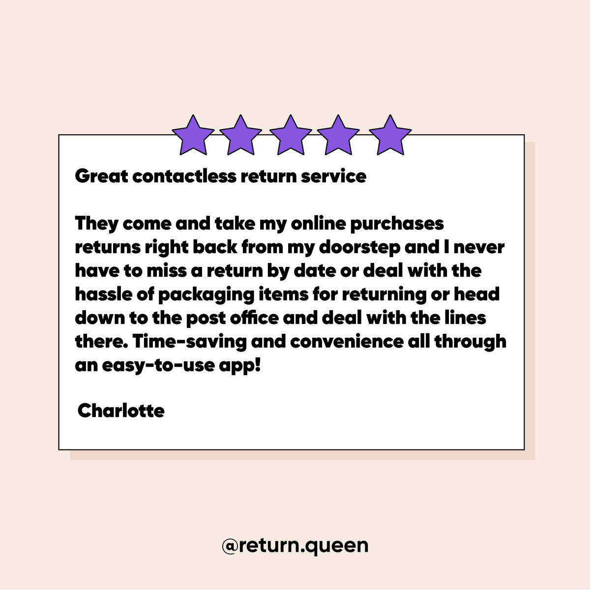 returnqueen_'s tweet photo. Time-saving, contactless service β¨π See for yourself -download the ReturnQueen app today.
#returnqueen #returnsmadeeasy https://t.co/8TSd9CyGop