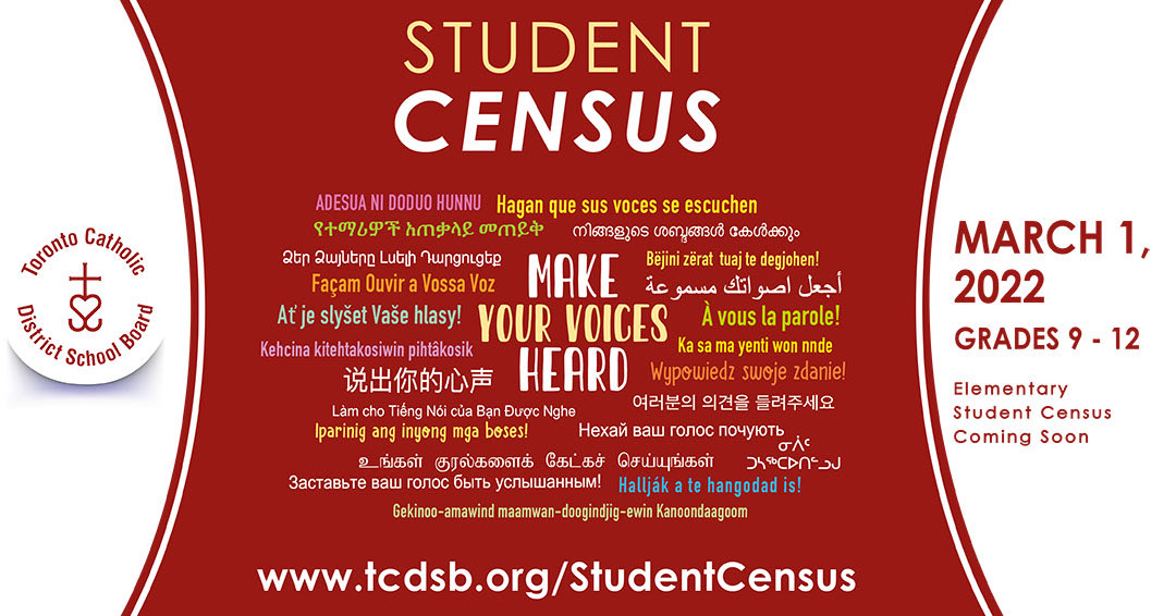 Student Census-Make your voice heard!