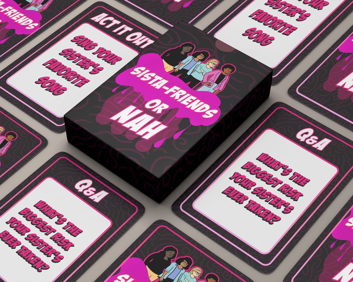 monicatheoph's tweet photo. So I stepped outside of my comfort zone and created a card game! 

#Sistafriendsornah https://t.co/p7axxVOIEm